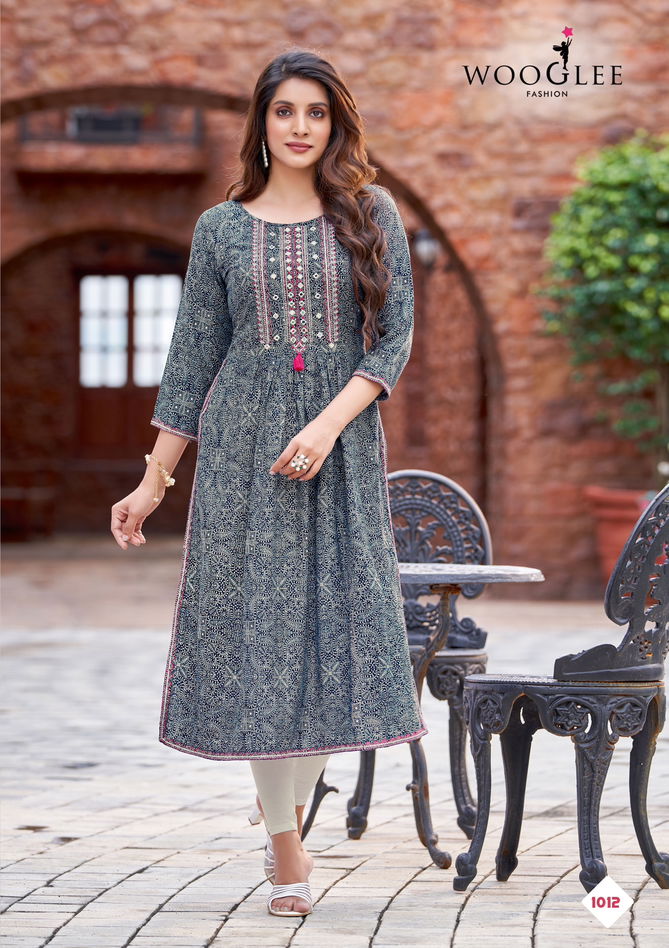 Wooglee Tanisha Ethnic Wear Wholesale Designer Kurtis Catalog